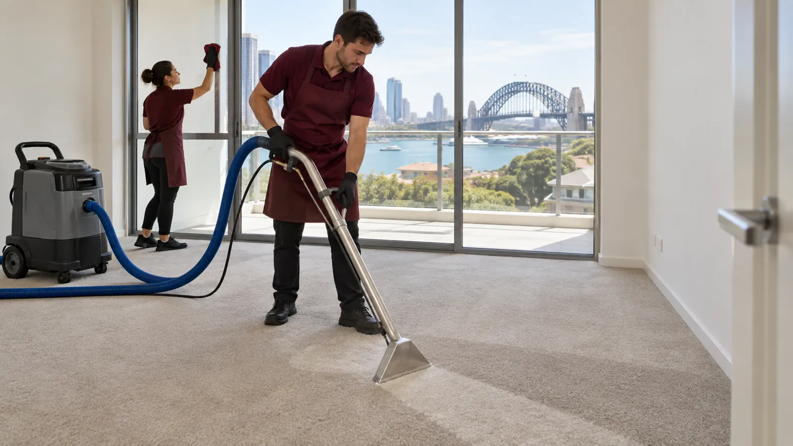 Carpet cleaning Sydney cost by rooms, fibre, stains and method