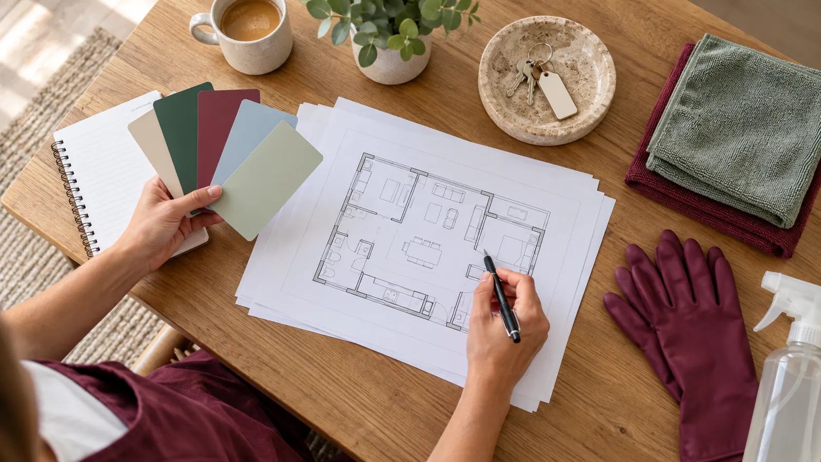 Top-down property cleaning scope for a Sydney cleaning quote