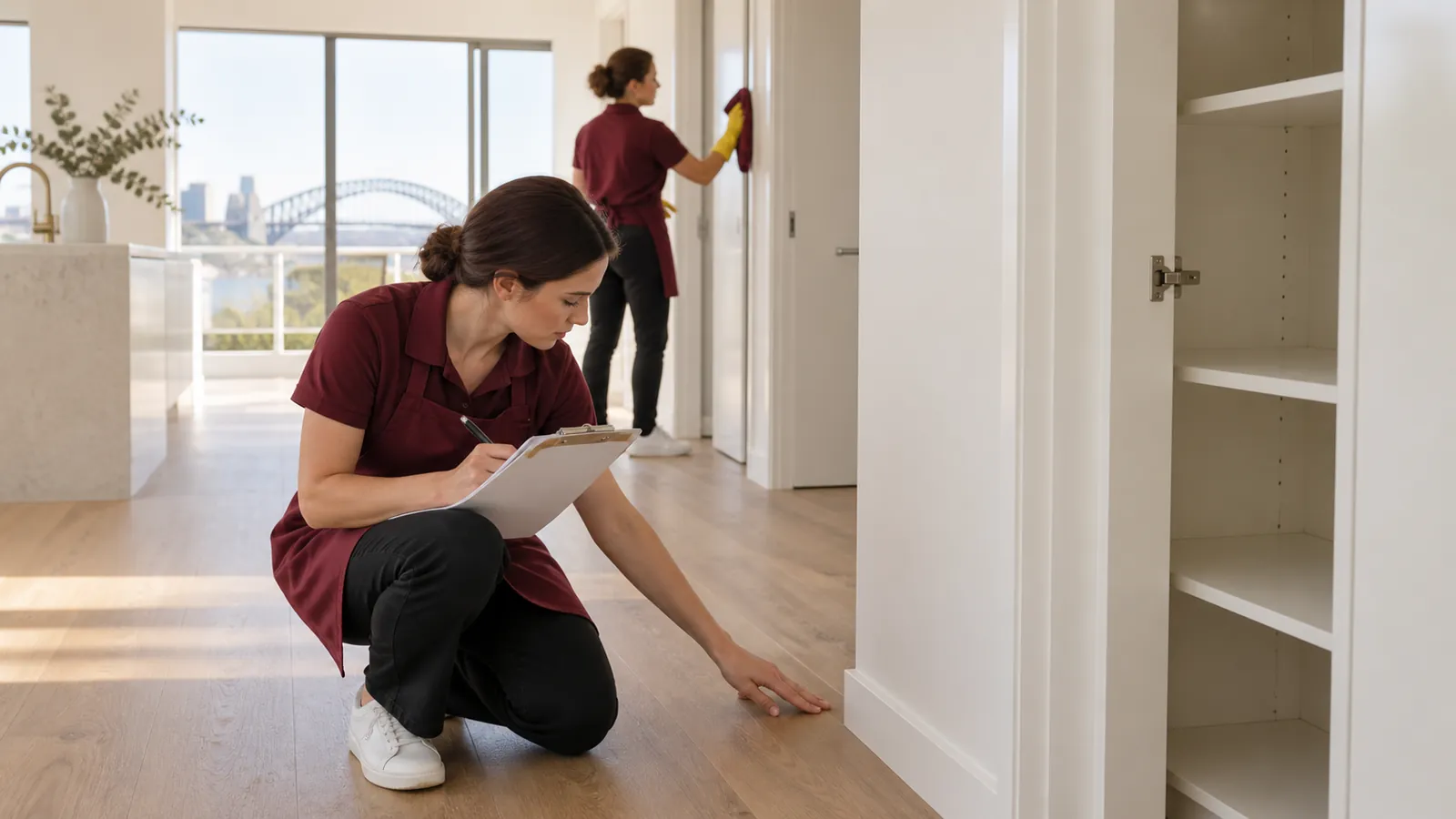 End of lease re-clean Sydney for documented inspection items