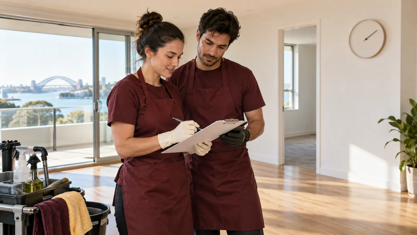 Last-minute end of lease cleaning Sydney quote checklist