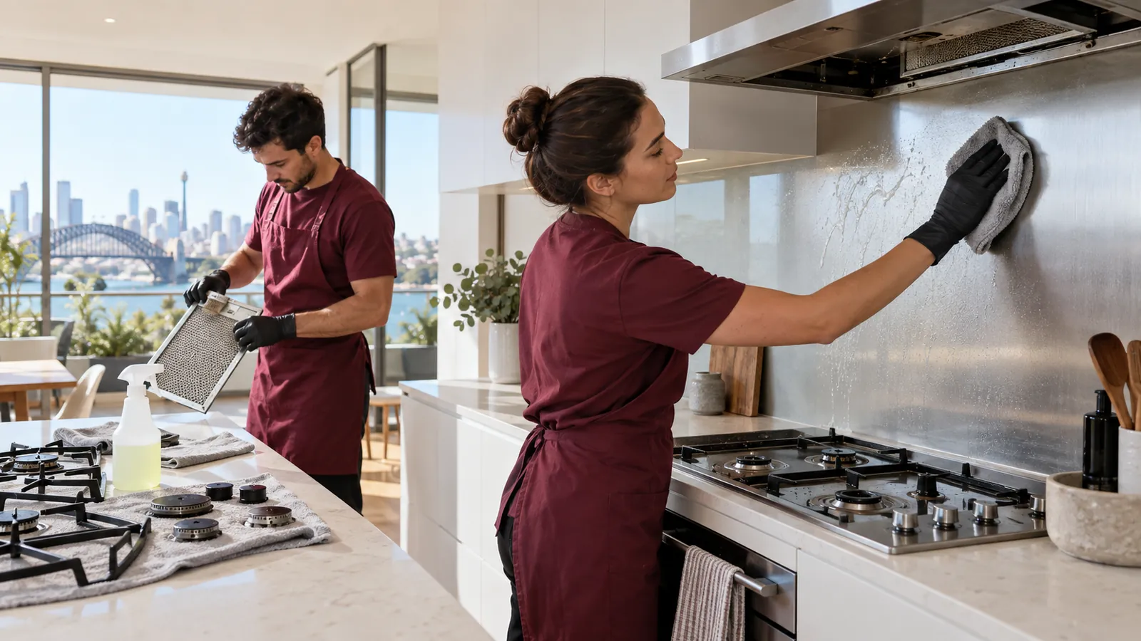 Oven and kitchen grease cleaning Sydney