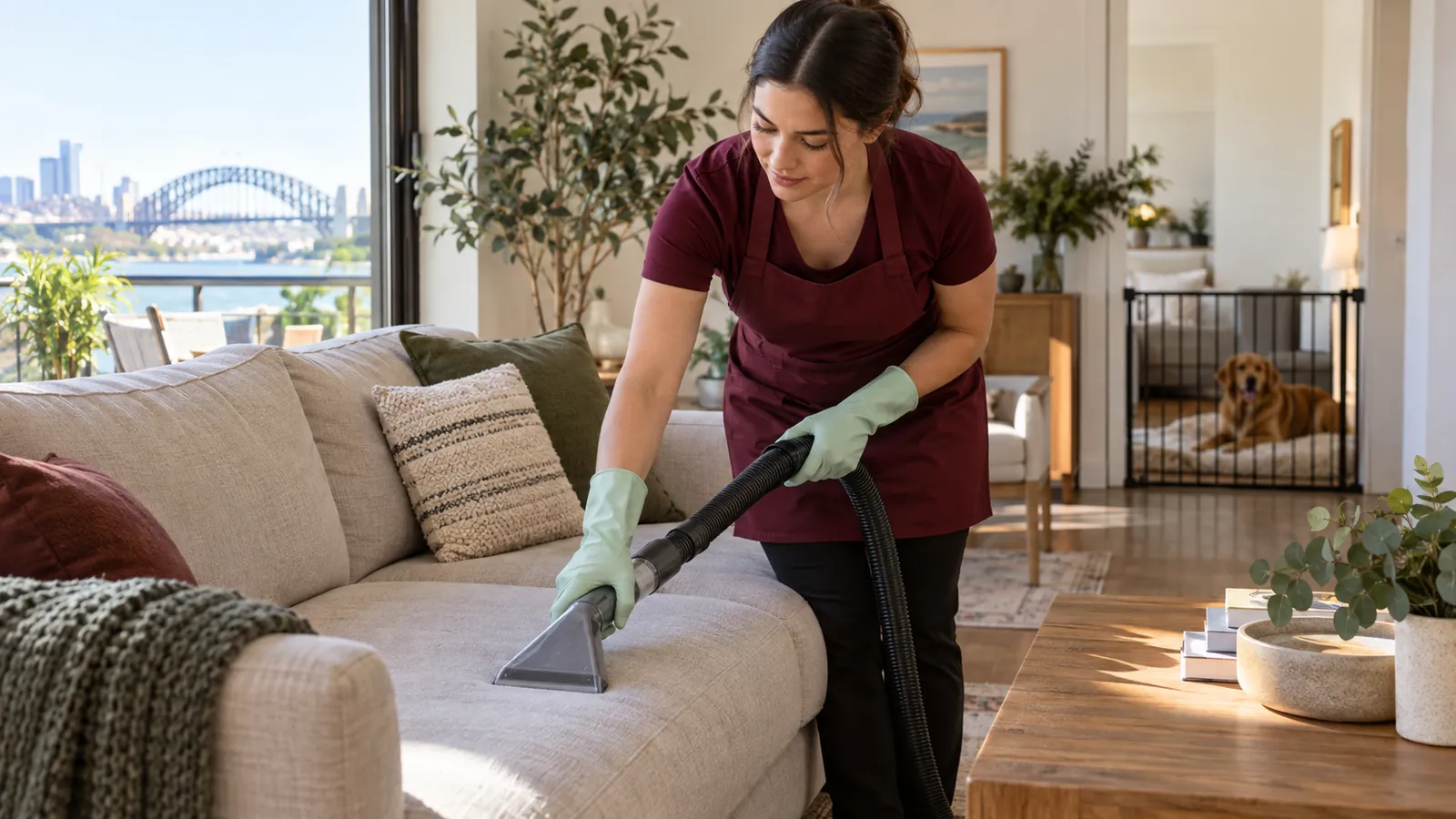 Pet hair cleaning Sydney for carpets, upholstery and rental handovers